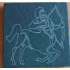 Untersetzer Sternzeichen 10x10 cm Lasergravur - Schiefer 3201 