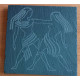 Untersetzer Sternzeichen 10x10 cm Lasergravur - Schiefer 3201 