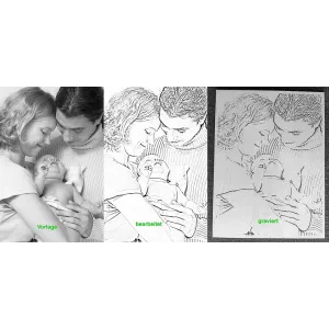 Fotogravur im Stil einer Bleichstift Zeichnung - 9999