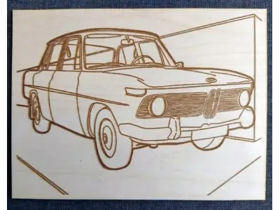 Limousine Oldtimer aus Bayern - Sperrholz 1192
