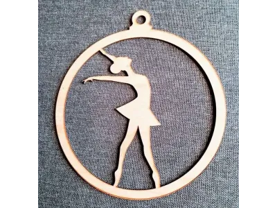 Ballett Tänzerin Laserzuschnitt - Sperrholz 1308 ab 5.99€