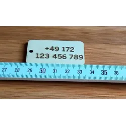 Kofferanhänger / Gepäckanhänger  Lasergraviert ab 3 €