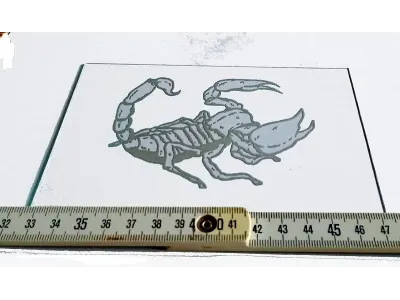 Glasgravur Sternzeichen "Scorpion" 6002